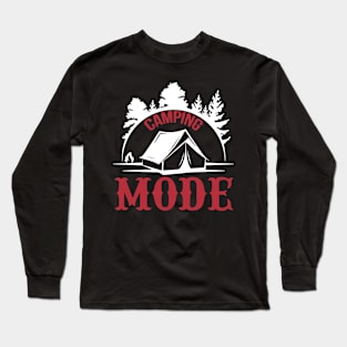 Camping Mode T Shirt For Women Men Long Sleeve T-Shirt